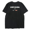 Supreme シュプリーム × WTAPS SIC'EM!! ダブルタップス ロゴプリント 半袖 Tシャツ ブラック系 L【新古品】【未使用】【中古】