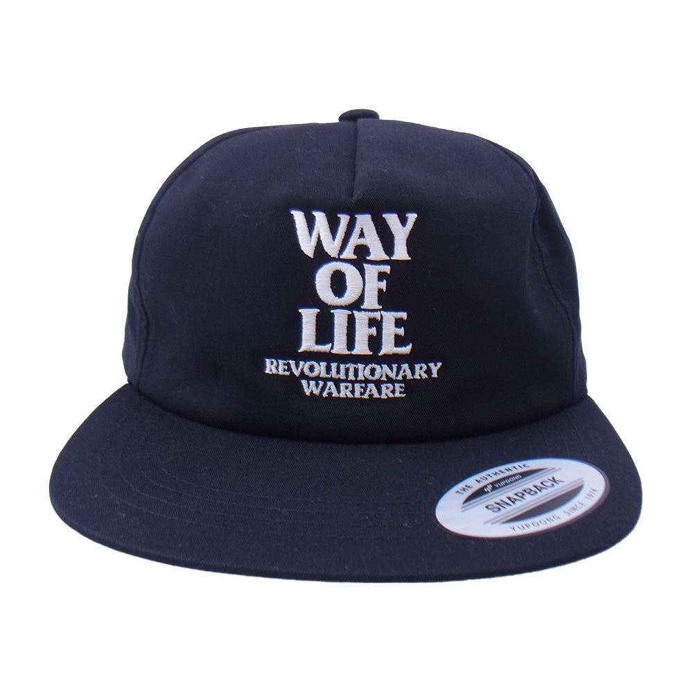 RATS ラッツ WAY OF LIFE CAP 刺繍 キャップ ブラック系 56～60cm【新古品】【未使用】【中古】