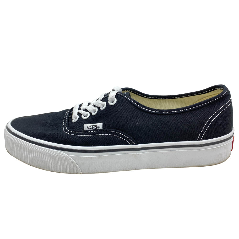 VANS バンズ VN000EE3BLK Authentic オーセンティック キャンバス ローカットスニーカー ブラック系 26.5cm【中古】