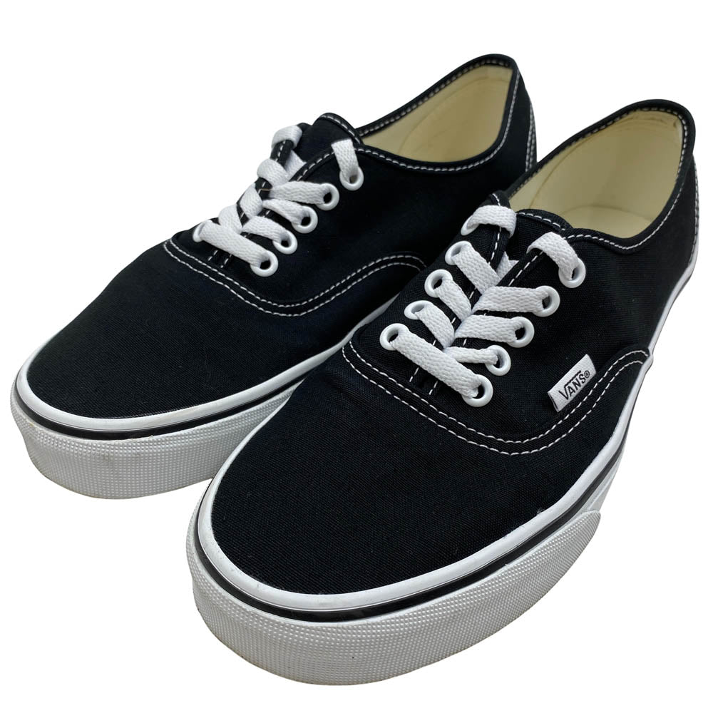 VANS バンズ VN000EE3BLK Authentic オーセンティック キャンバス ローカットスニーカー ブラック系 26.5cm【中古】