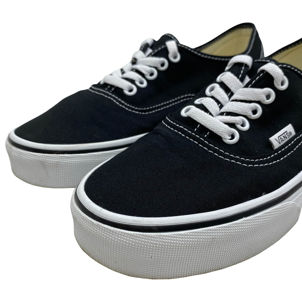 VANS バンズ VN000EE3BLK Authentic オーセンティック キャンバス ローカットスニーカー ブラック系 26.5cm【中古】