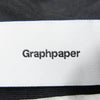 GRAPHPAPER グラフペーパー 23SS GM231-40161 High Gauze Jersey Track Pants ハイゲージ 裾ドローコード ジャージー トラックパンツ ブラック系 1【中古】