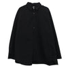 GRAPHPAPER グラフペーパー 23SS GM231-50159 High Gauge Jersey L/S Yoke Shirt ハイゲージ ジャージー 長袖 ヨーク シャツ ブラック系 F【中古】