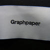 GRAPHPAPER グラフペーパー 23SS GM231-50159 High Gauge Jersey L/S Yoke Shirt ハイゲージ ジャージー 長袖 ヨーク シャツ ブラック系 F【中古】