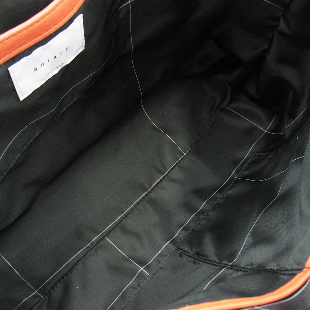 aniary アニアリ 36-02003 Artisan Leather レザー ビジネス ブリーフケース オレンジ レッド系【新古品】【未使用】【中古】