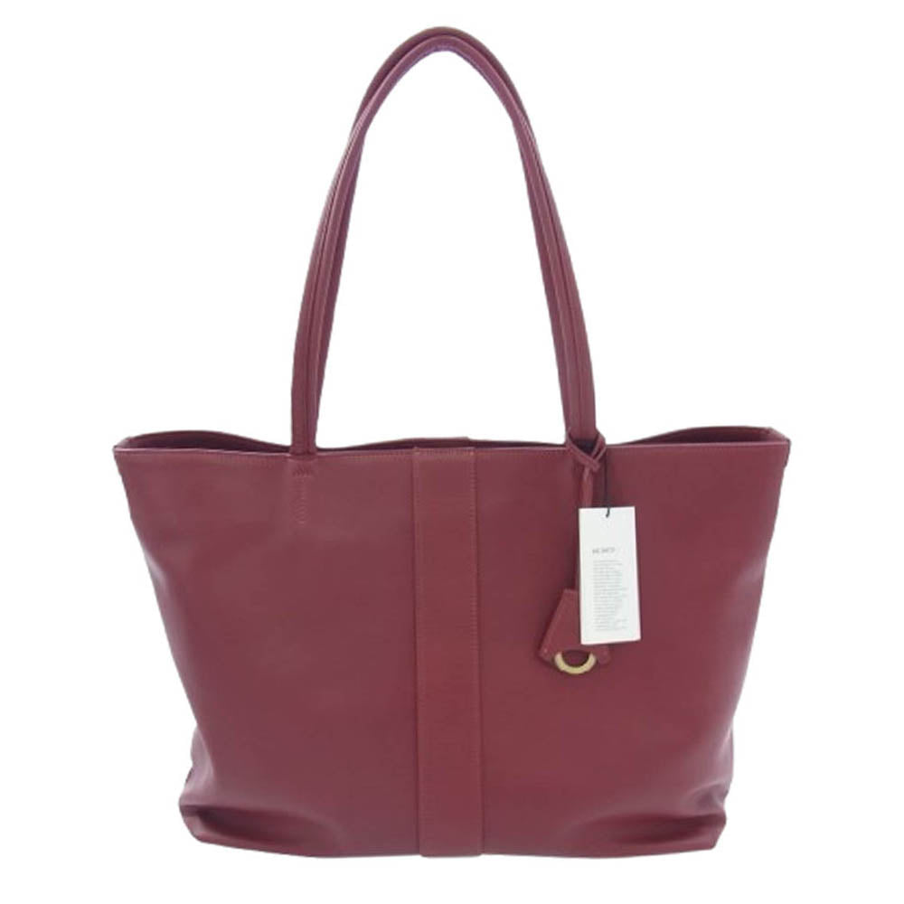 aniary アニアリ 31-02001 Trust leather トラストレザー 横型トート バッグ レッド エンジ系【新古品】【未使用】【中古】