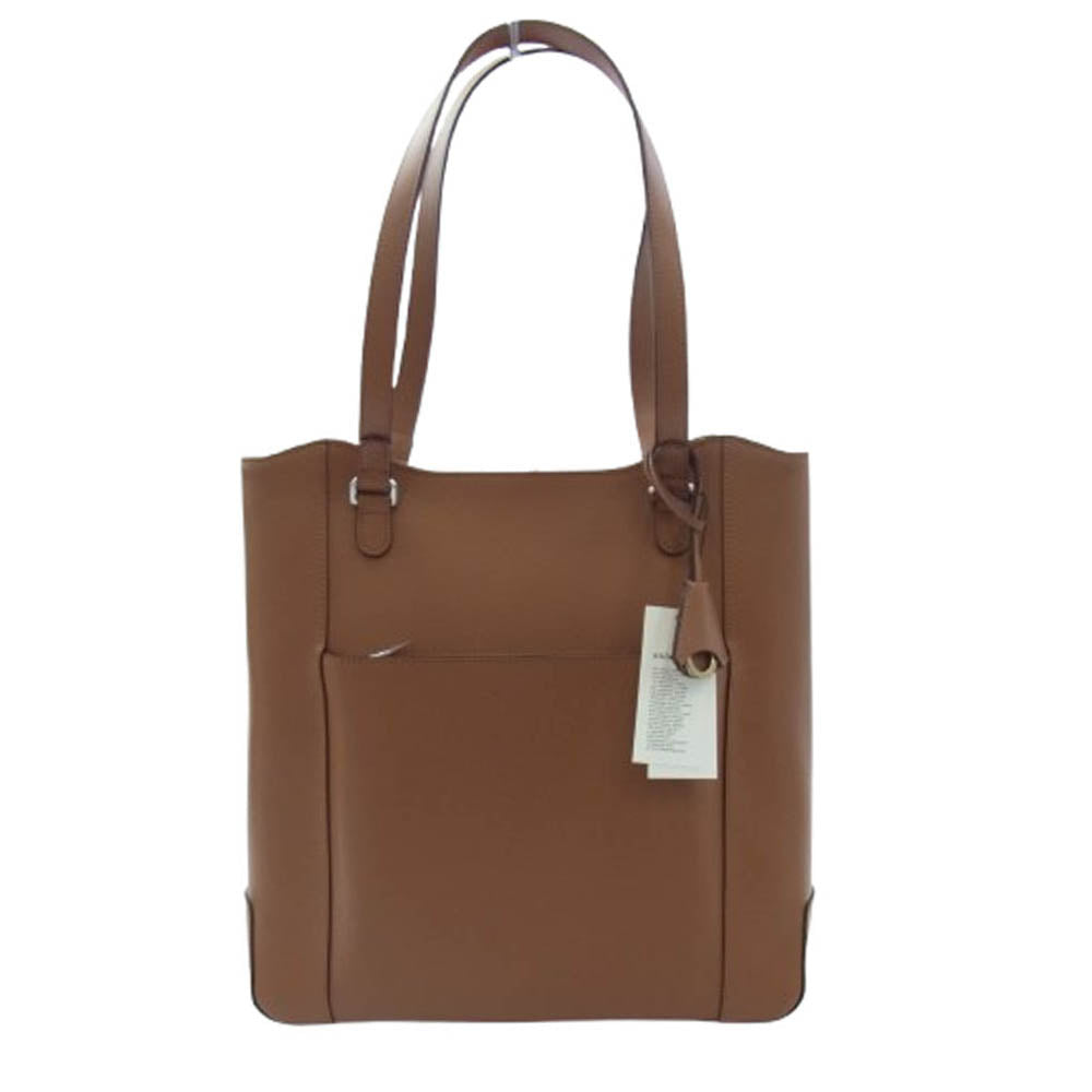 aniary アニアリ 33-02000 S-Film Leather レザー ビジネス トートバッグ キャメル ブラウン系【新古品】【未使用】【中古】