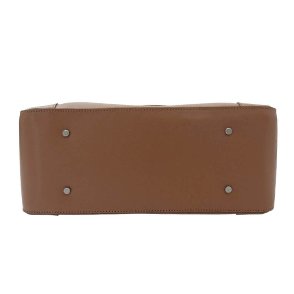 aniary アニアリ 33-02000 S-Film Leather レザー ビジネス トートバッグ キャメル ブラウン系【新古品】【未使用】【中古】