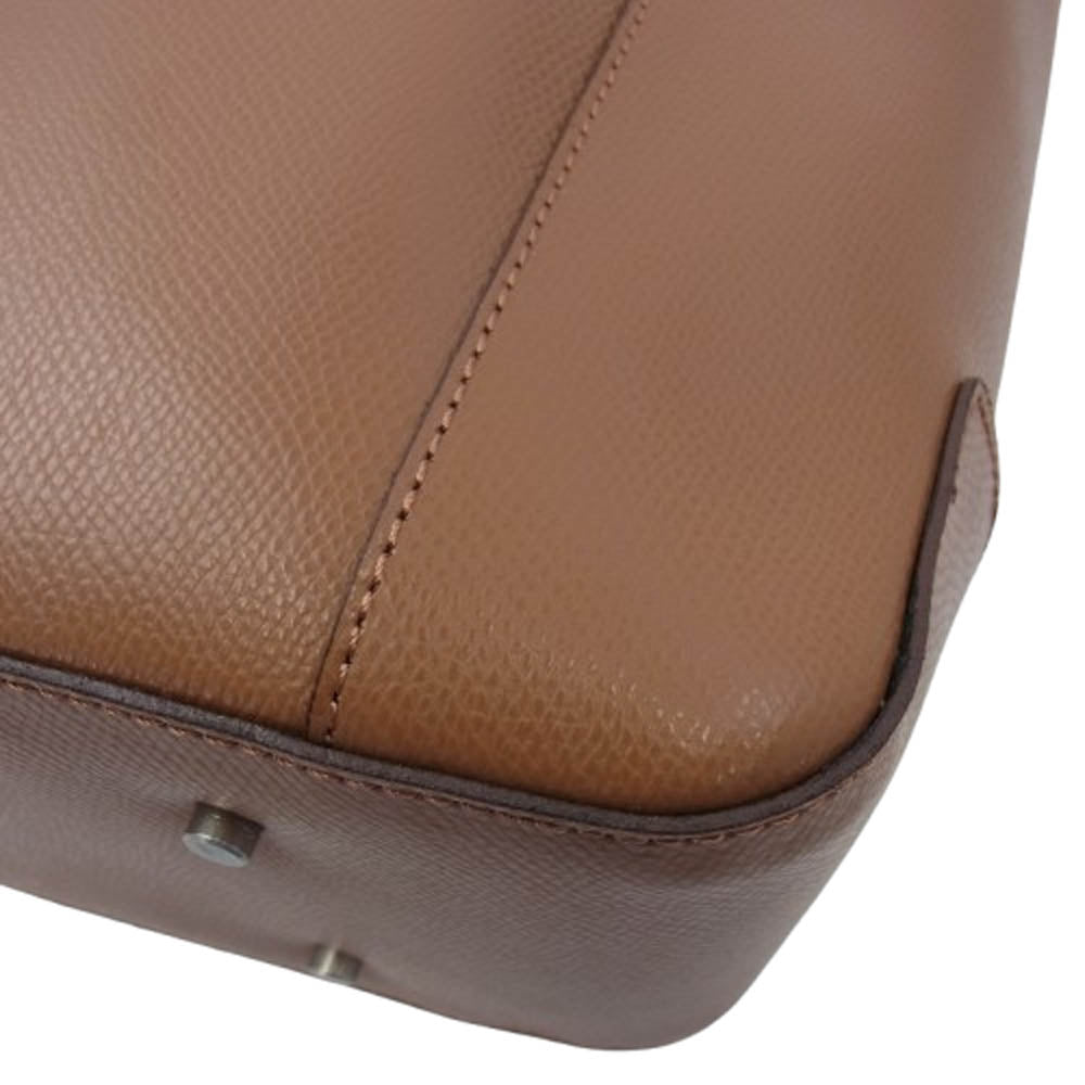aniary アニアリ 33-02000 S-Film Leather レザー ビジネス トートバッグ キャメル ブラウン系【新古品】【未使用】【中古】