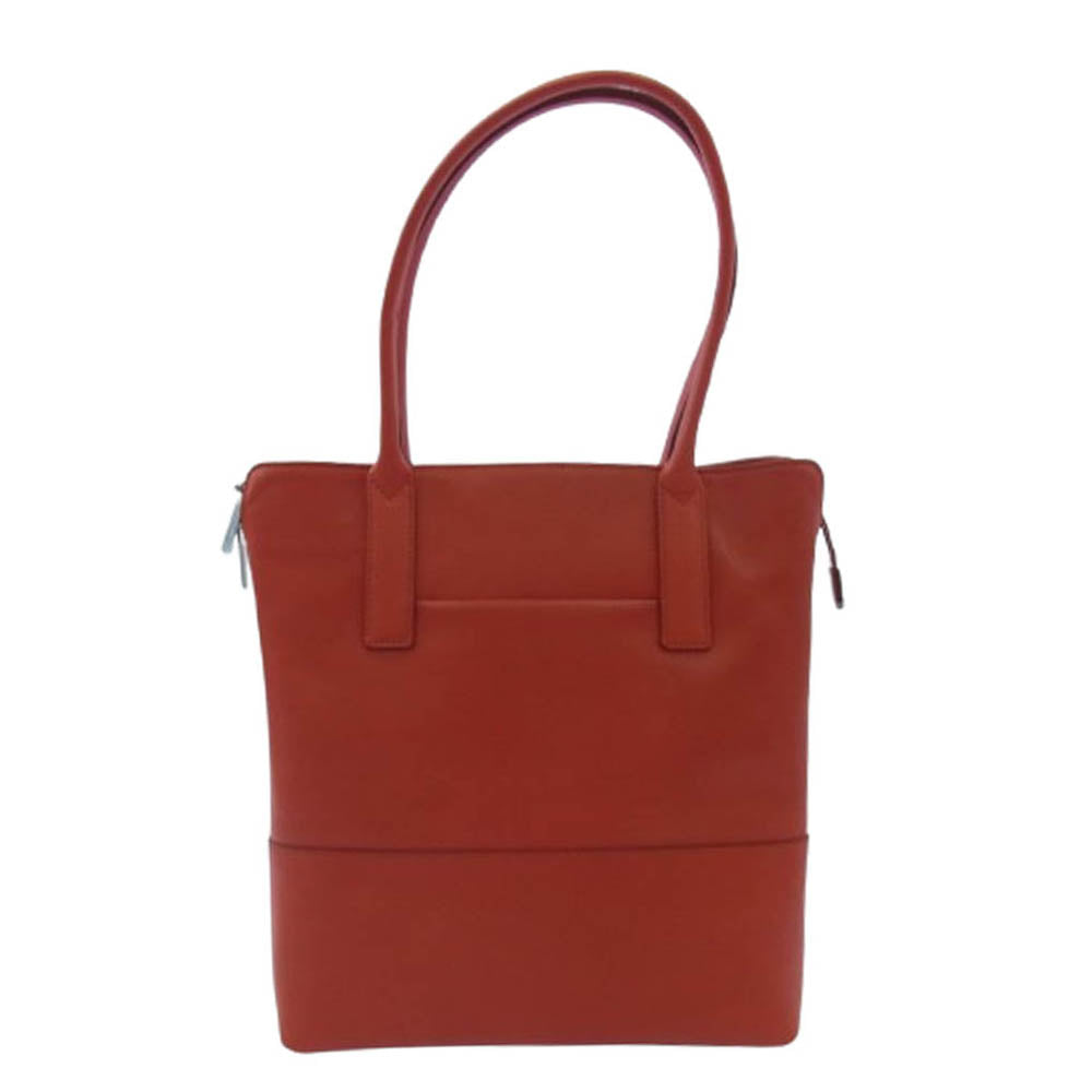 aniary アニアリ 36-02000 Artisan Leather レザー ビジネス トートバッグ オレンジ オレンジ系【新古品】【未使用】【中古】