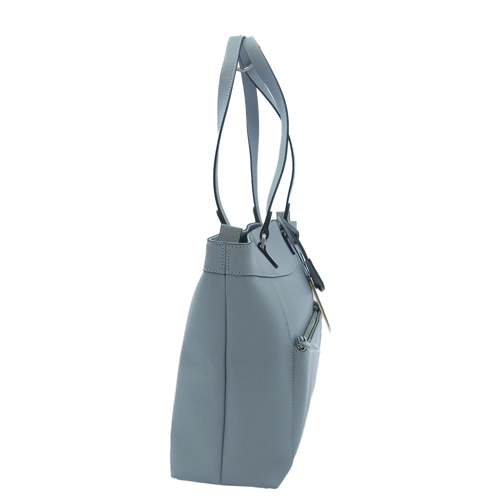 aniary アニアリ 34-02000 G-Film Leather 横トート レザー ビジネスバッグ light gray ライトブルー系【新古品】【未使用】【中古】