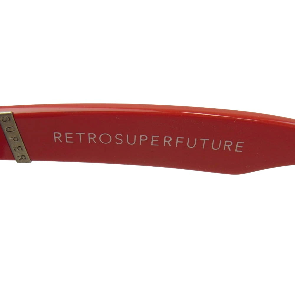 レトロスーパーフューチャー サングラス アイウェア レッド系【中古】
