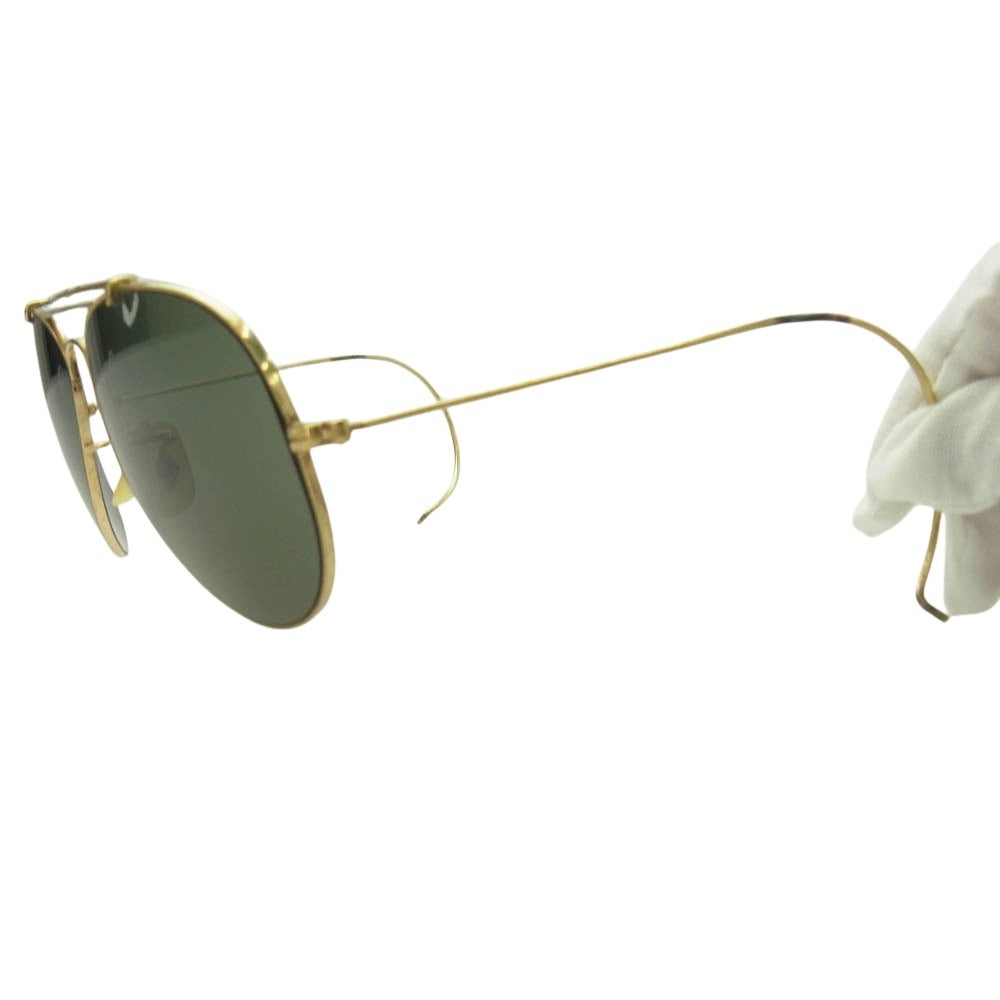 Ray-Ban レイバン B&L社製 ティアドロップ サングラス ゴールド系【中古】