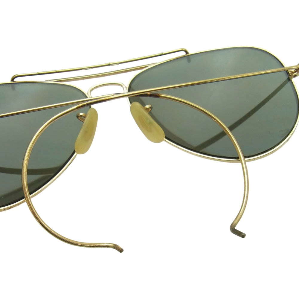 Ray-Ban レイバン B&L社製 ティアドロップ サングラス ゴールド系【中古】