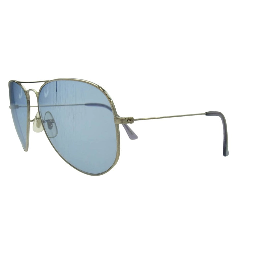 NUMBER(N)INE ナンバーナイン four ティアドロップ サングラス アイウェア シルバー系 ブルー系【中古】