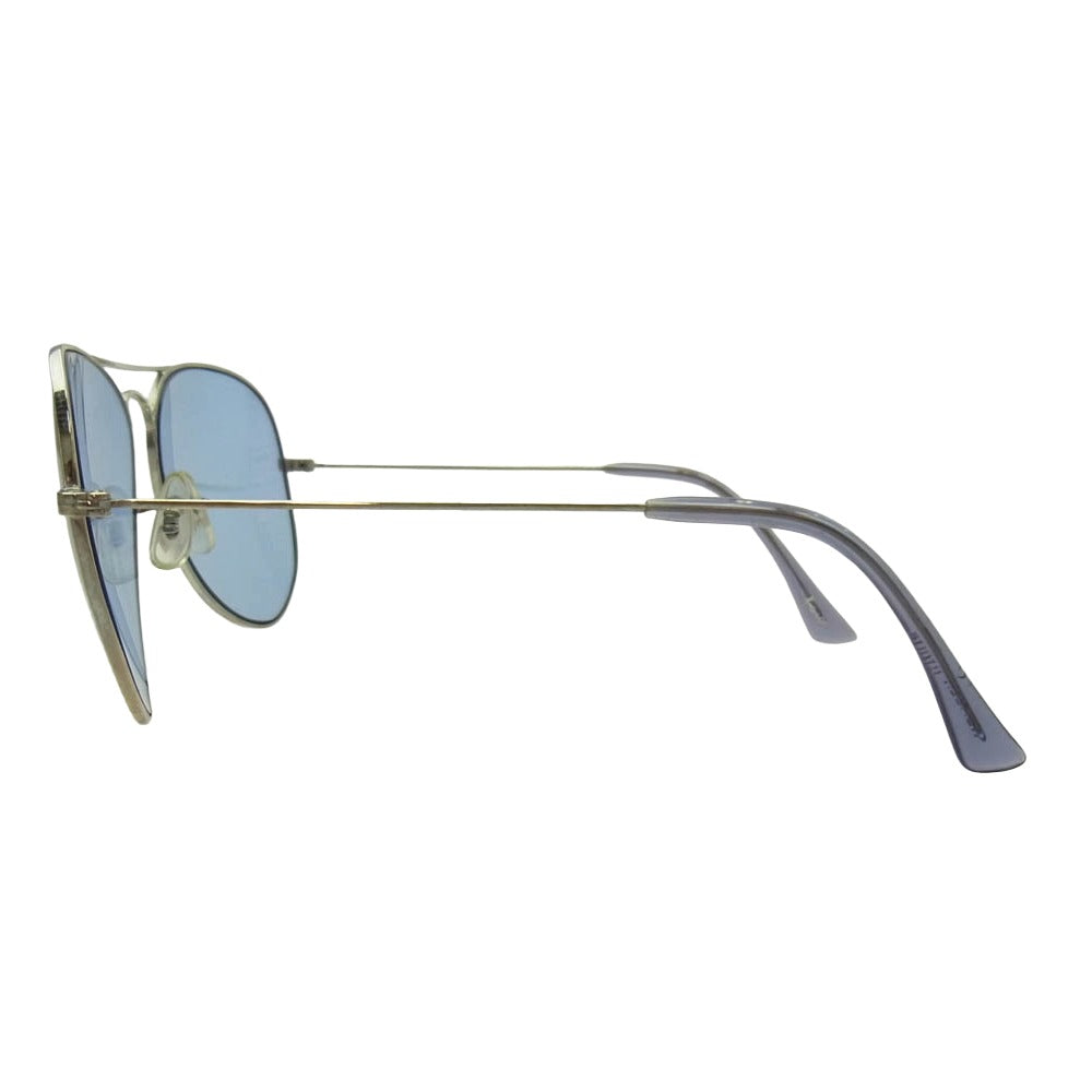 NUMBER(N)INE ナンバーナイン four ティアドロップ サングラス アイウェア シルバー系 ブルー系【中古】