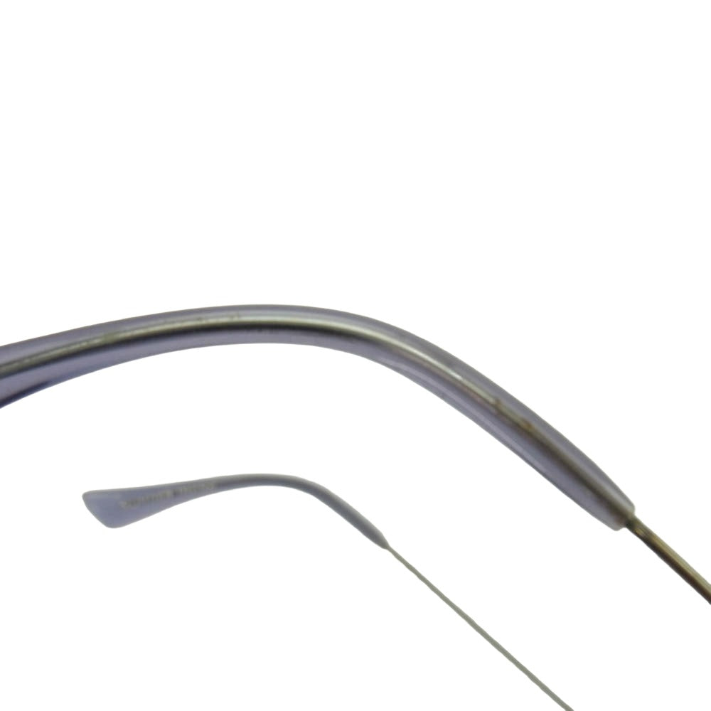 NUMBER(N)INE ナンバーナイン four ティアドロップ サングラス アイウェア シルバー系 ブルー系【中古】