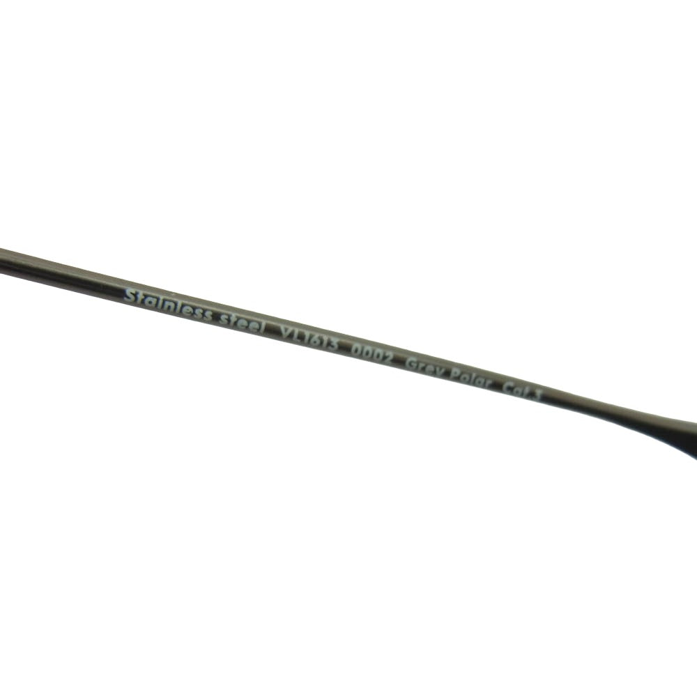 ヴァルネ VL1613 EDGE ラウンドフレーム　ダブルブリッジ　サングラス ブラック系【中古】