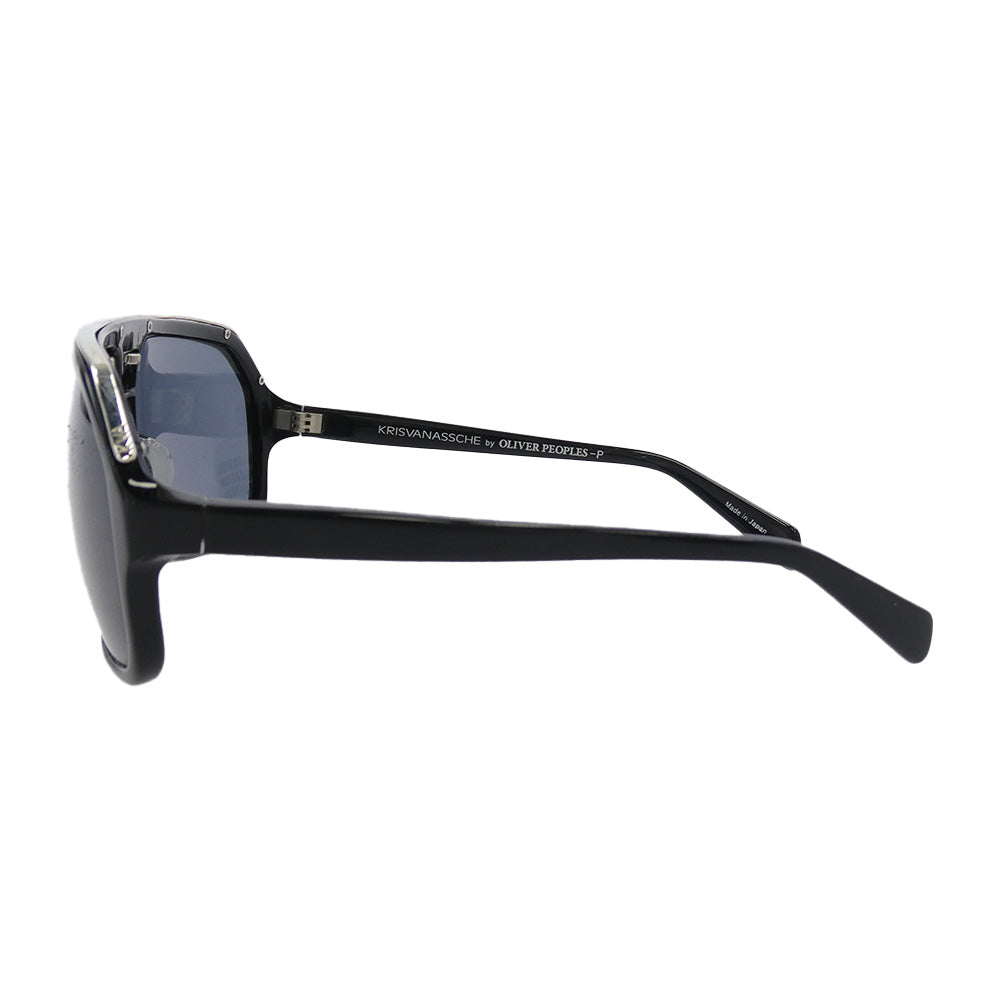 KRIS VAN ASSCHE クリスヴァンアッシュ × OLIVER PEOPLES オリバーピープルズ ダブルブリッジ サングラス ブラック系 62□13-127【中古】