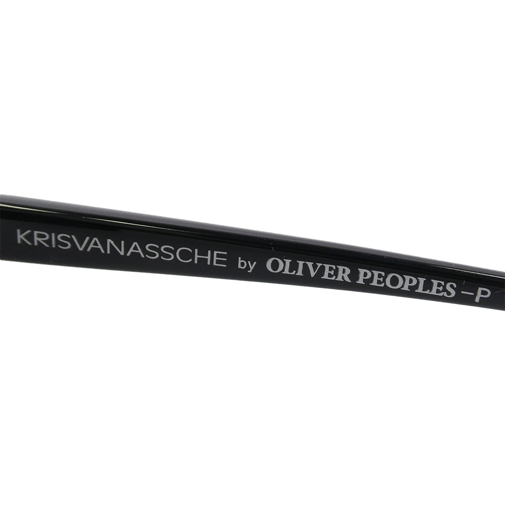 KRIS VAN ASSCHE クリスヴァンアッシュ × OLIVER PEOPLES オリバーピープルズ ダブルブリッジ サングラス ブラック系 62□13-127【中古】