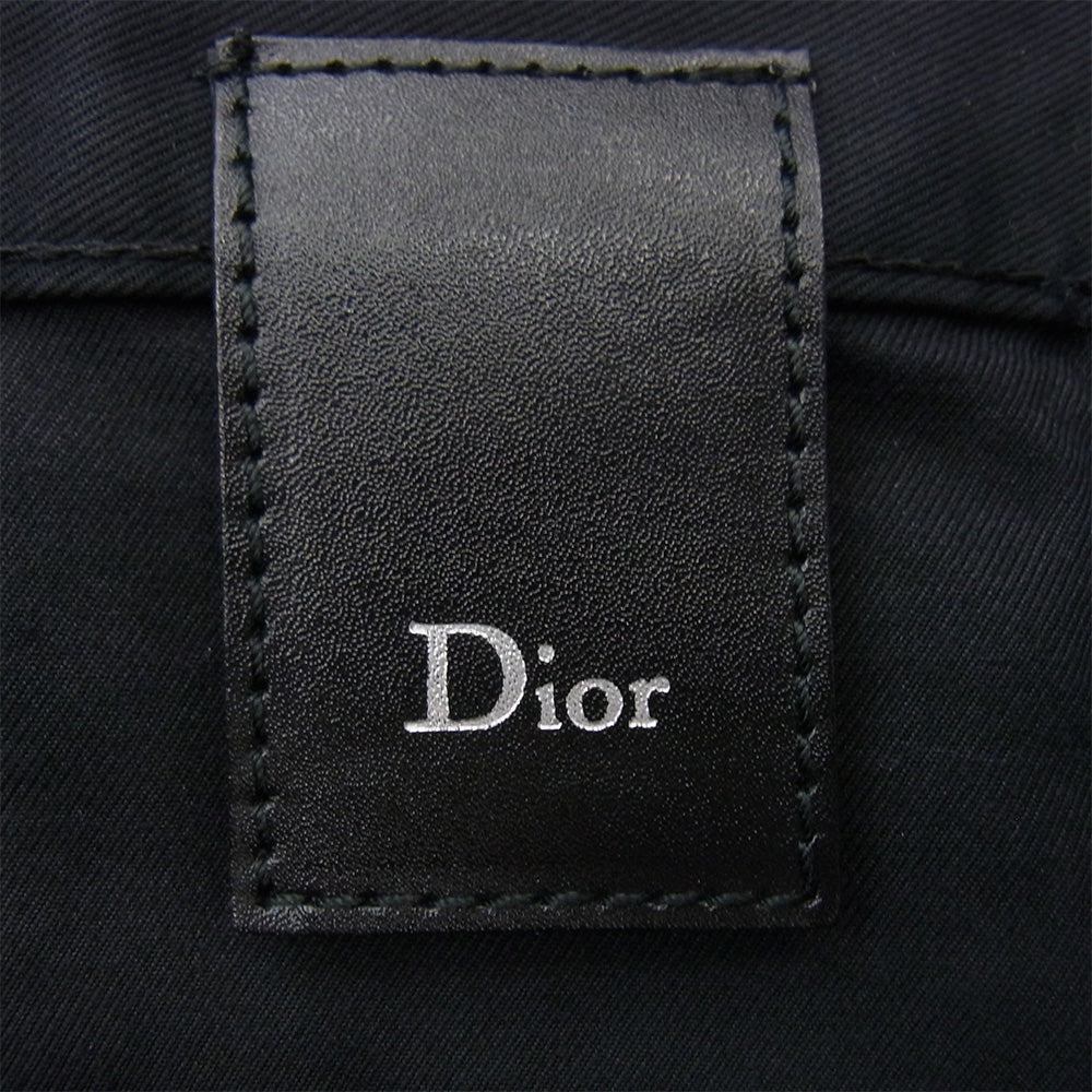 DIOR HOMME ディオールオム 8H3111080909 コーティング ストレッチ スキニー パンツ ブラック系 32【中古】