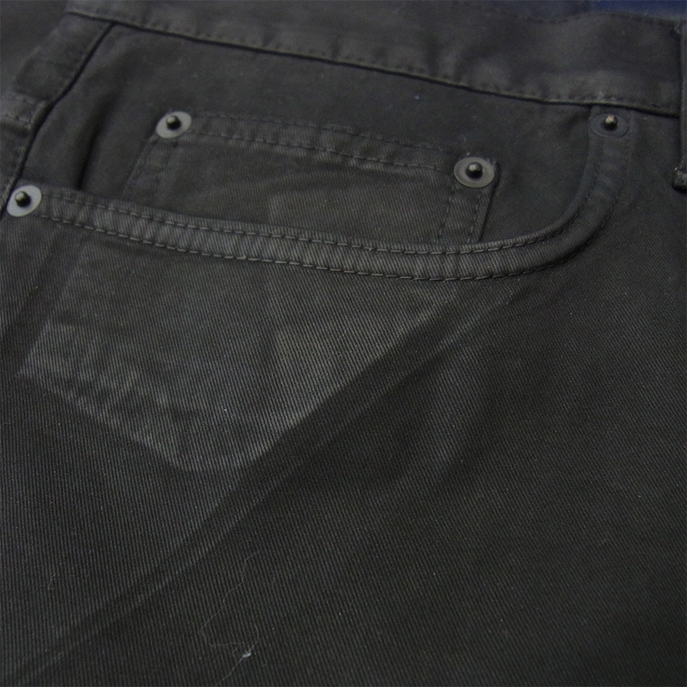 DIOR HOMME ディオールオム 8H3111080909 コーティング ストレッチ スキニー パンツ ブラック系 32【中古】