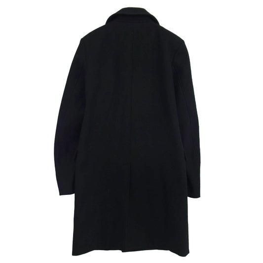 SAINT LAURENT サンローラン 323888 Y964B ウール ロング Pコート ピーコート ブラック系 48【極上美品】【中古】