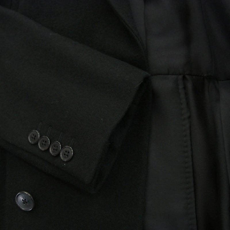 SAINT LAURENT サンローラン ダブルブレスト ベルト付き ウール