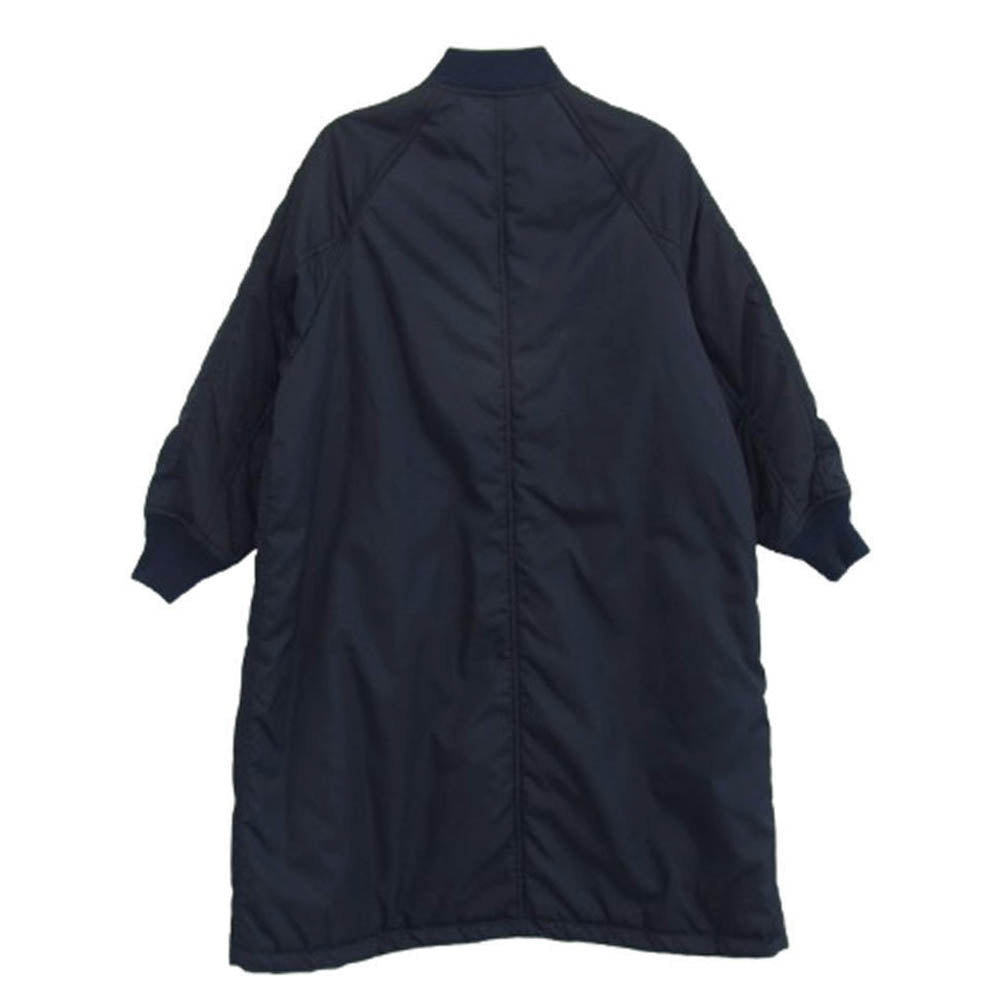 ティッカ 243410023 TBDA-023 UNITED ARROWS ユナイテッドアローズ別注 ロング MA-1 ブルゾン コート ダークネイビー系 Ｆ【美品】【中古】