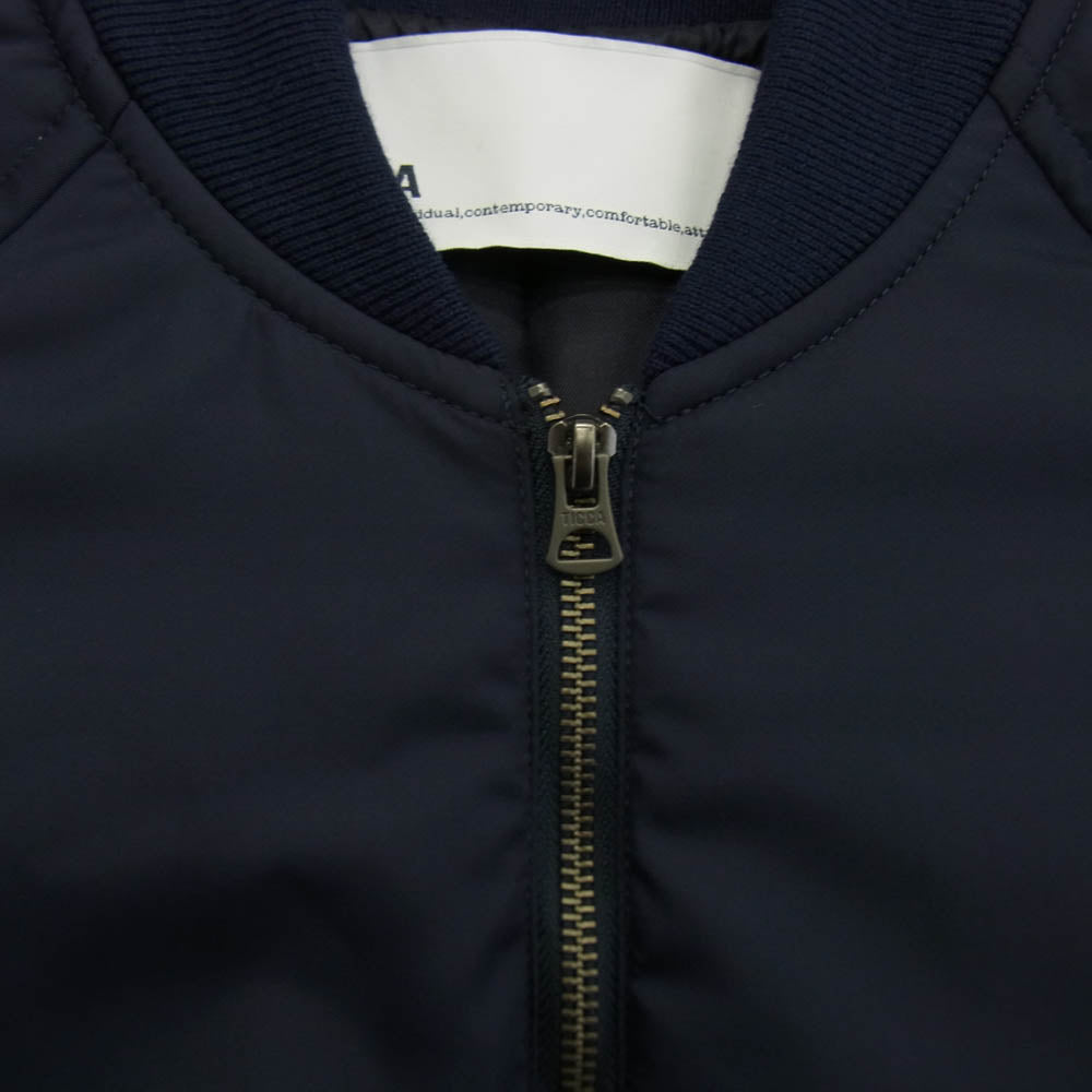 ティッカ 243410023 TBDA-023 UNITED ARROWS ユナイテッドアローズ別注 ロング MA-1 ブルゾン コート ダークネイビー系 Ｆ【美品】【中古】
