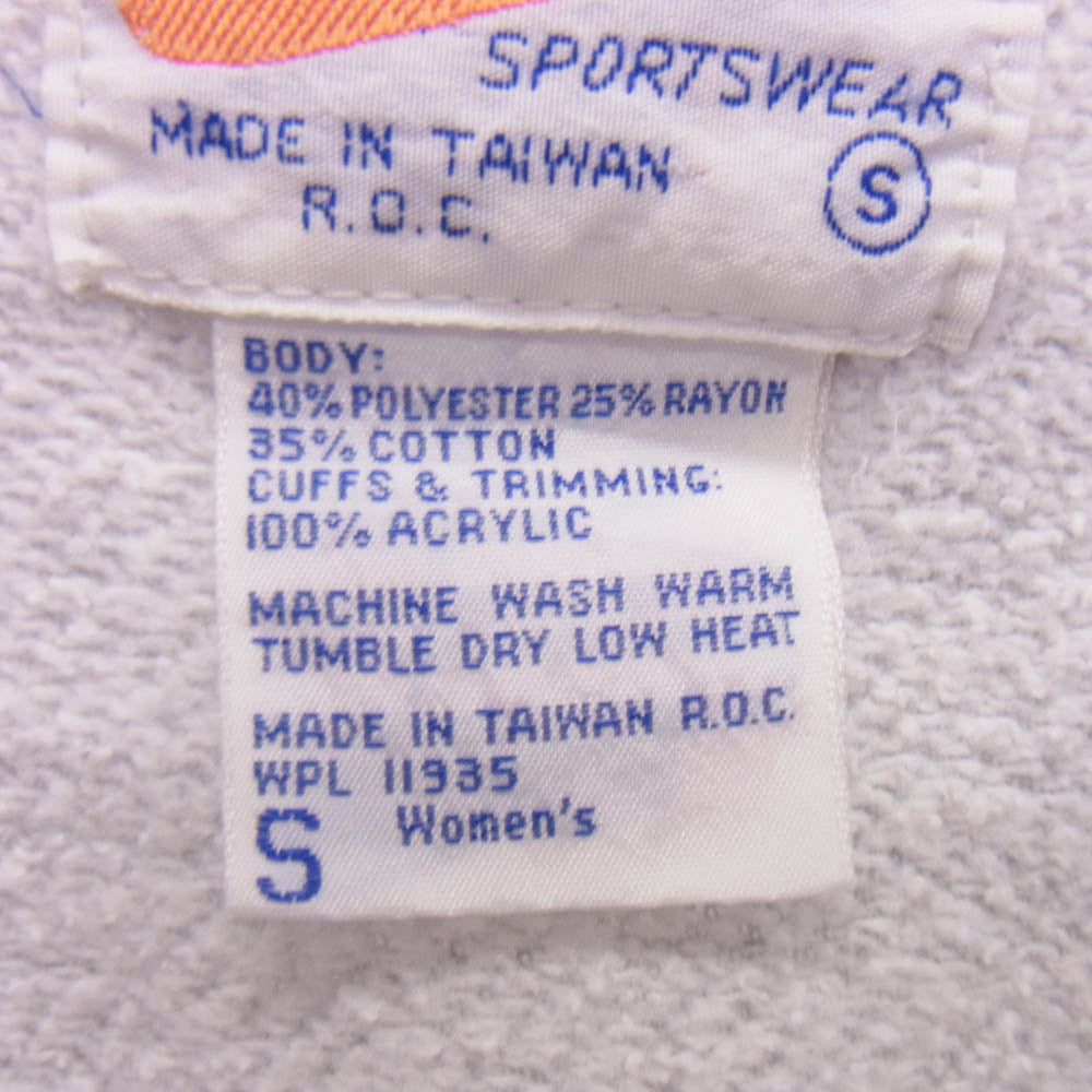 NIKE ナイキ 70s 80s オレンジタグ TM表記 ハーフジップパーカー グレー系 S【中古】