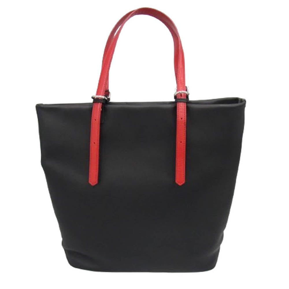 aniary アニアリ 37-02000 Tote Artisan Leather ビジネス トートバッグ ブラック×レッド ブラック系【新古品】【未使用】【中古】