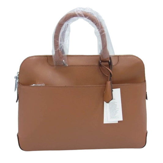 aniary アニアリ 33-01001 S-Film Leather レザー ブリーフケース ビジネスバッグ キャメル ライトブラウン系【新古品】【未使用】【中古】