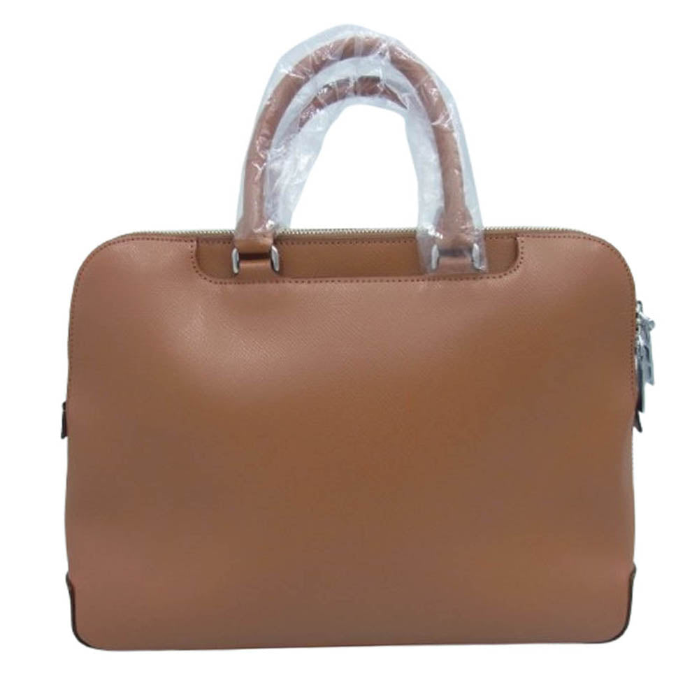 aniary アニアリ 33-01001 S-Film Leather レザー ブリーフケース ビジネスバッグ キャメル ライトブラウン系【新古品】【未使用】【中古】