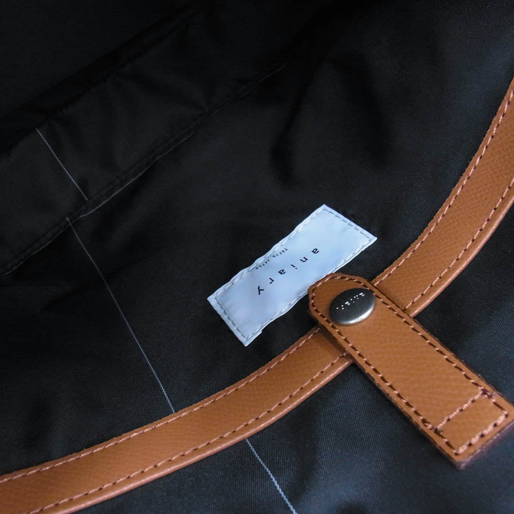 aniary アニアリ 33-01001 S-Film Leather レザー ブリーフケース ビジネスバッグ キャメル ライトブラウン系【新古品】【未使用】【中古】