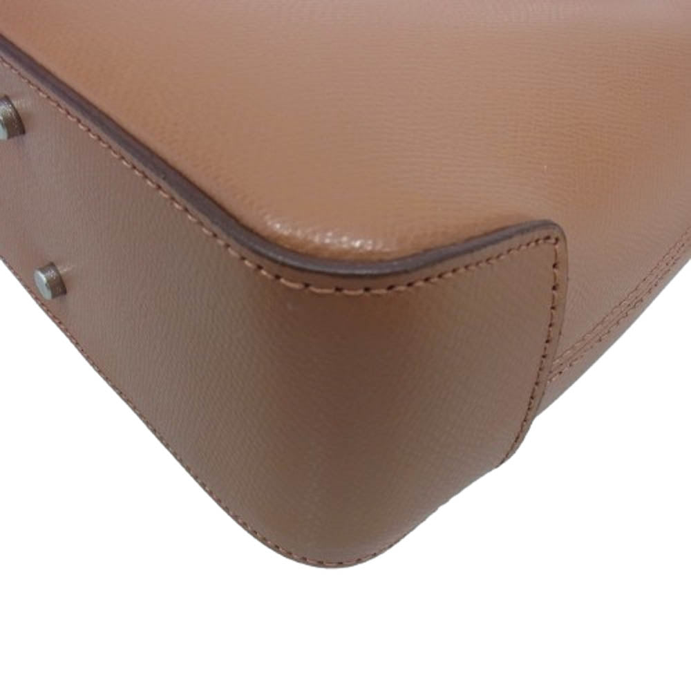 aniary アニアリ 33-01001 S-Film Leather レザー ブリーフケース ビジネスバッグ キャメル ライトブラウン系【新古品】【未使用】【中古】