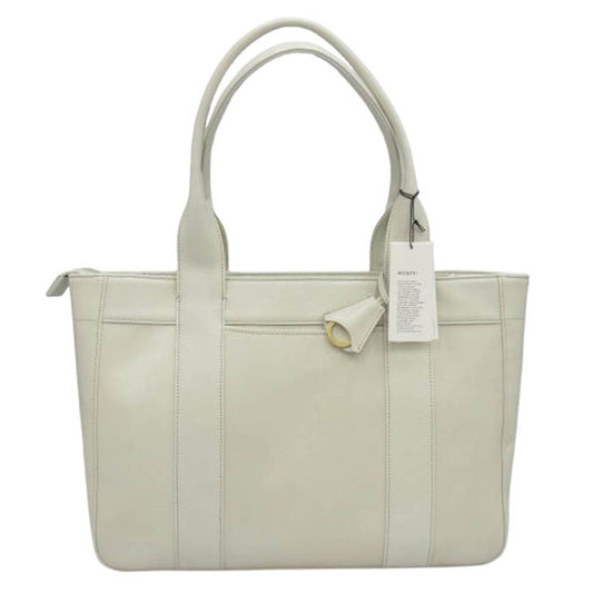 aniary アニアリ 01-02013 Antique Leather アンティークレザー ビジネスバッグ トートバッグ ホワイト系【極上美品】【中古】