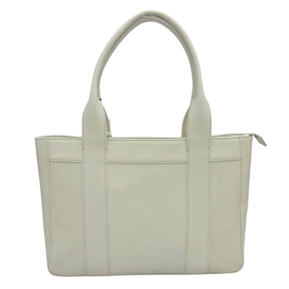 aniary アニアリ 01-02013 Antique Leather アンティークレザー ビジネスバッグ トートバッグ ホワイト系【極上美品】【中古】