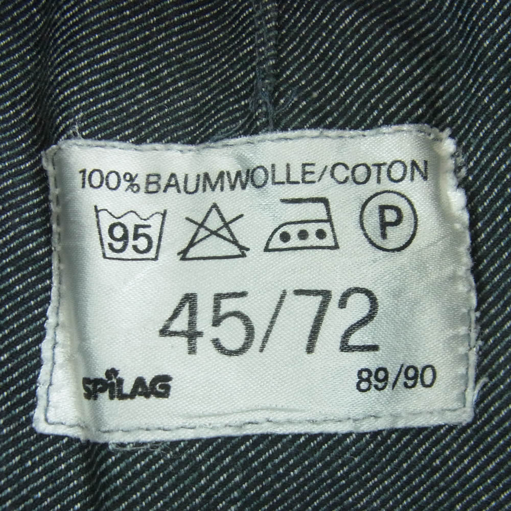 スイス軍 SPILAG ミリタリー パンツ コットン グレー系 45 / 72【中古】