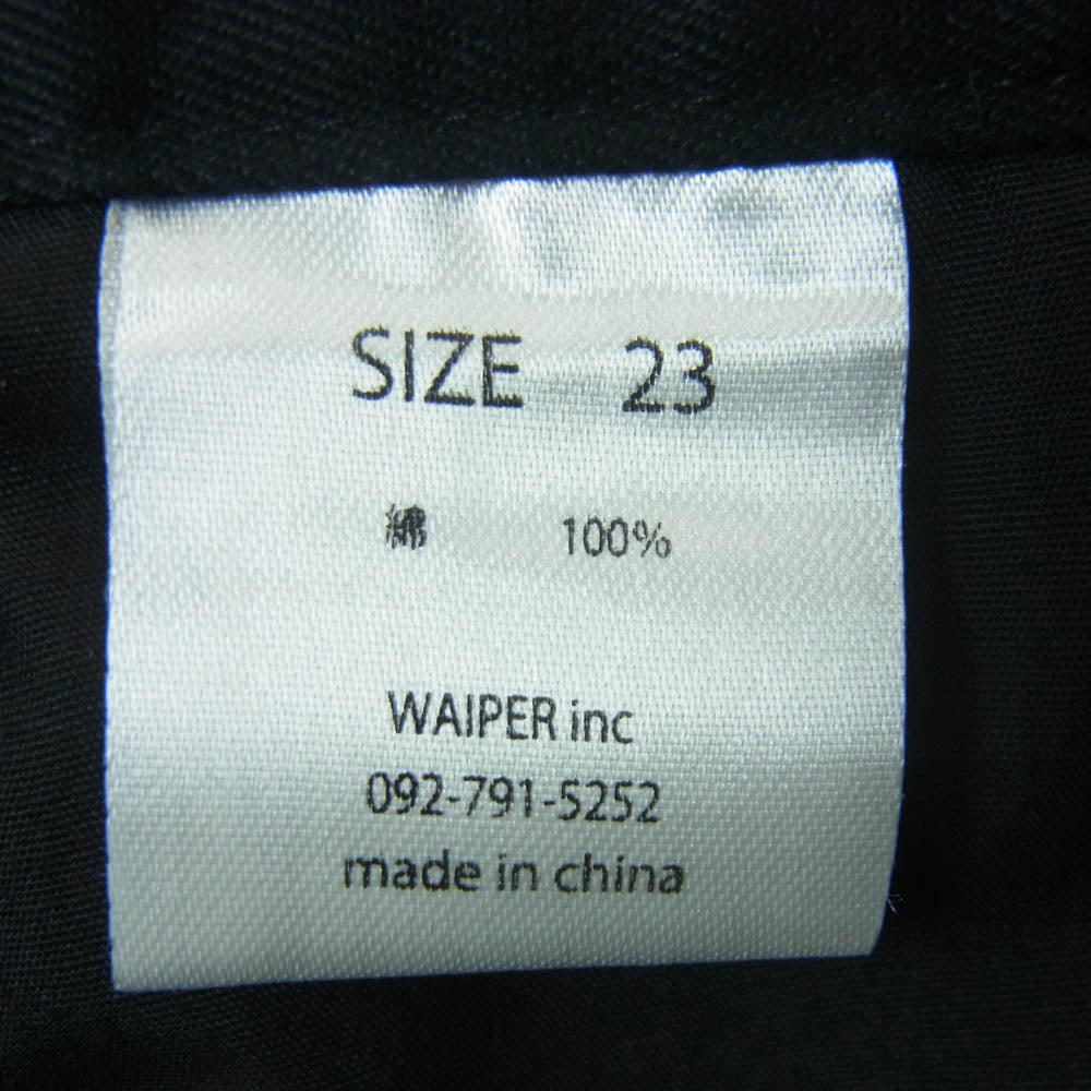 WAIPER ワイパー フランス軍 1950～60年代 M-52 WESTPOINT チノトラウザー パンツ 中国製 ブラック系 23【中古】