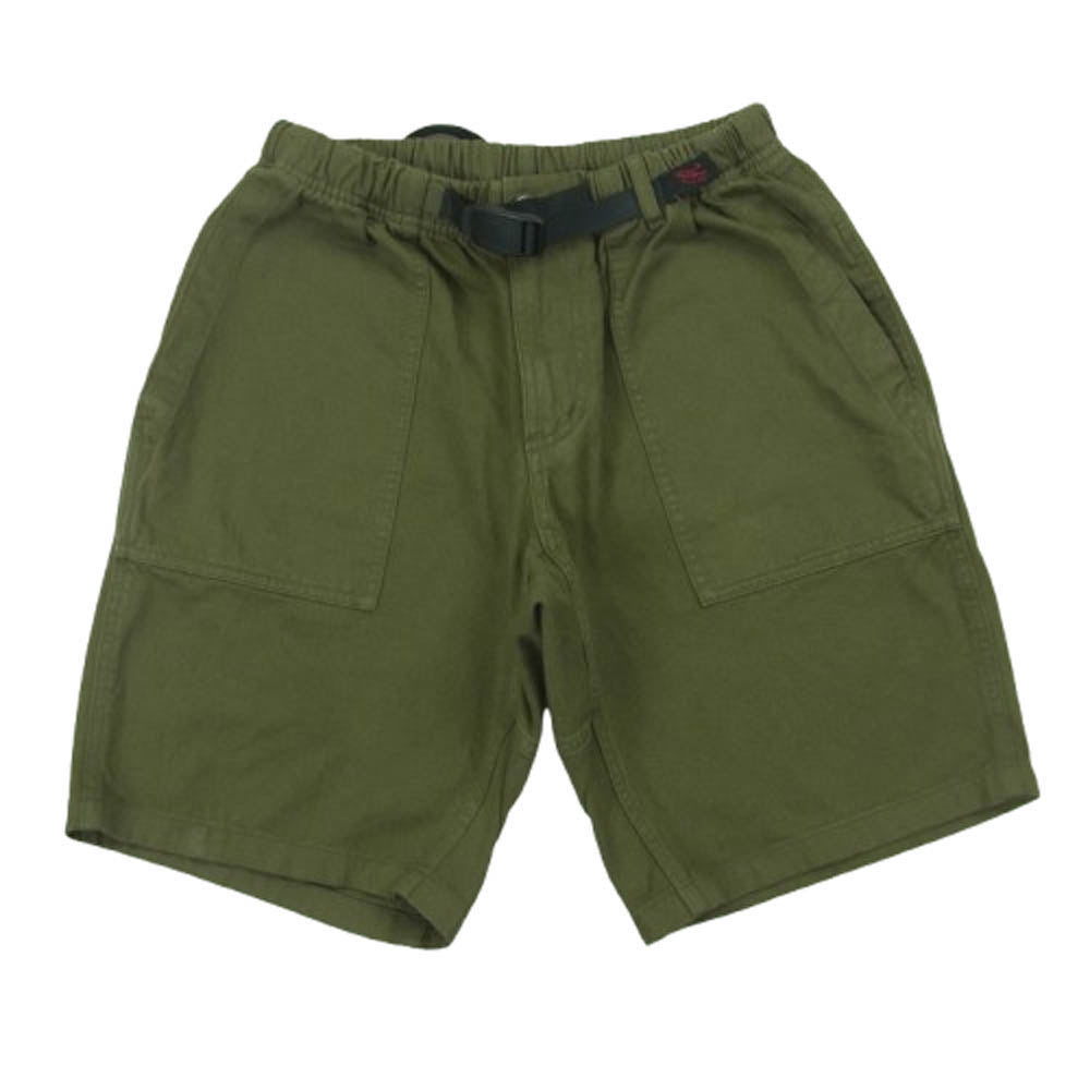 Gramicci グラミチ G4SU-P001 RIDGE SHORT リッジショーツ クライミング ハーフ ショート パンツ グリーン系 カーキ系 M【中古】