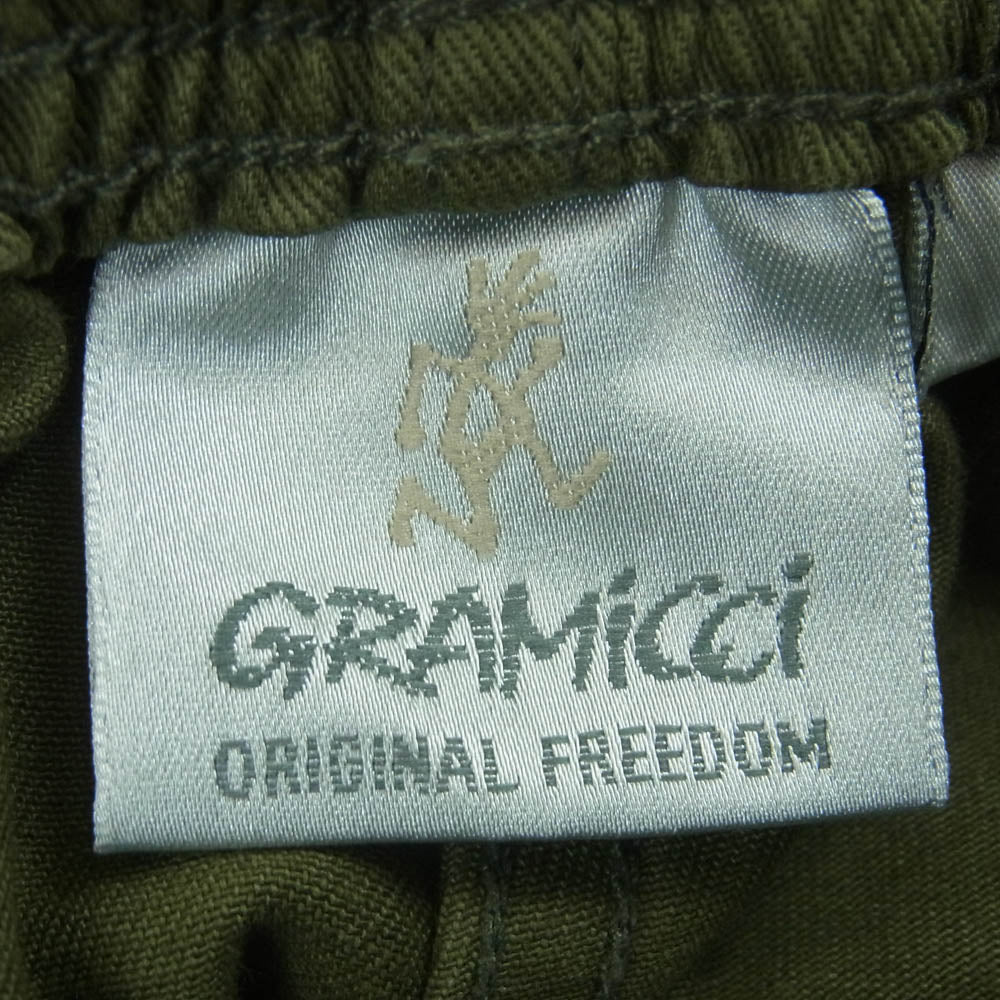 Gramicci グラミチ G4SU-P001 RIDGE SHORT リッジショーツ クライミング ハーフ ショート パンツ グリーン系 カーキ系 M【中古】