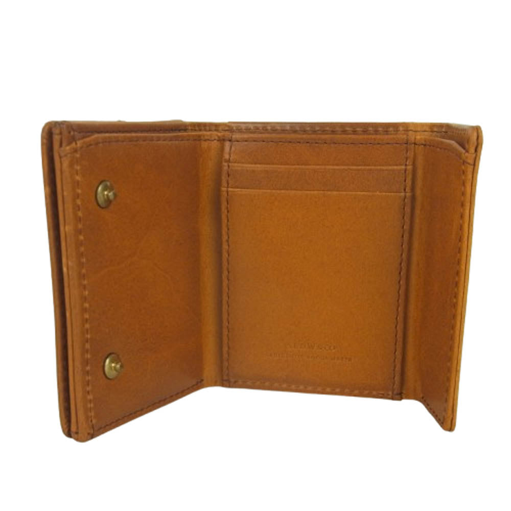 スロウ herbie hold mini wallet ハービー ホールド ミニ ウォレット 財布 ブラウン系【中古】