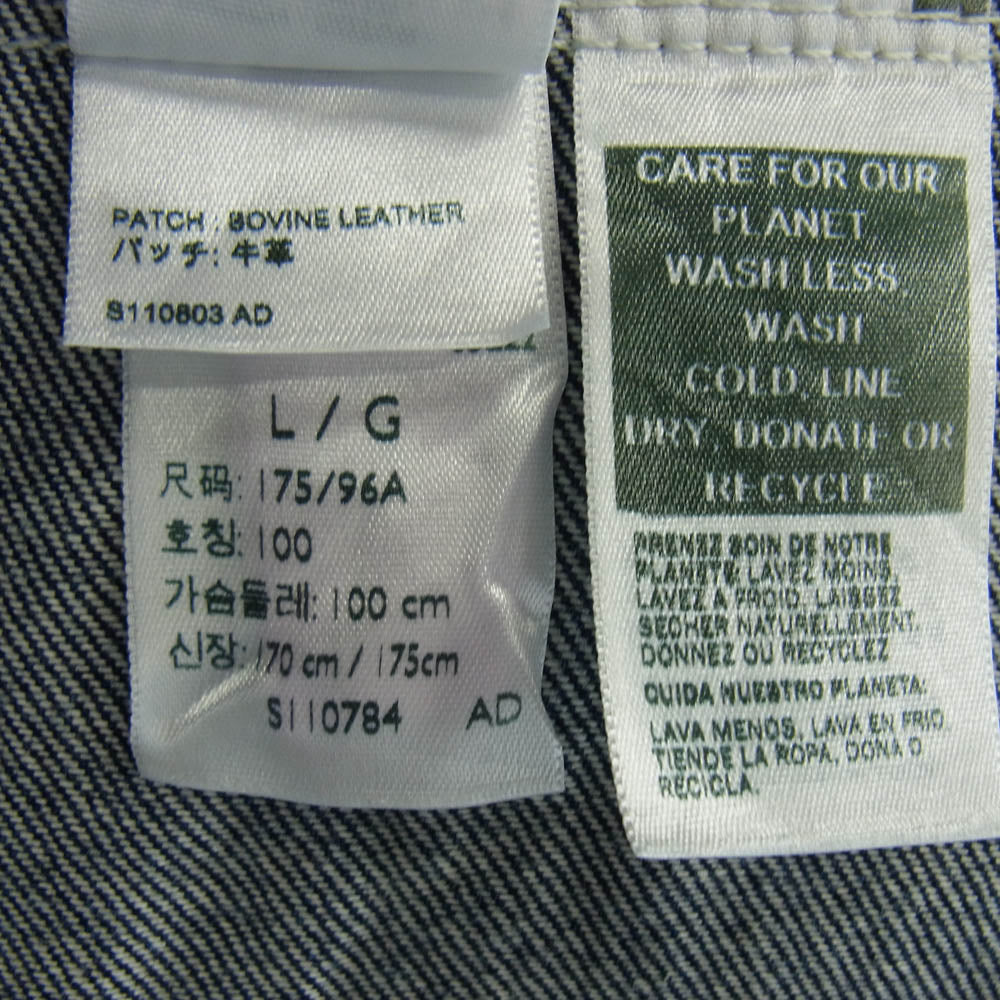 Levi's リーバイス a31740030 TYPE I トラッカージャケット セルビッジ デニムジャケット インディゴブルー系 L【中古】