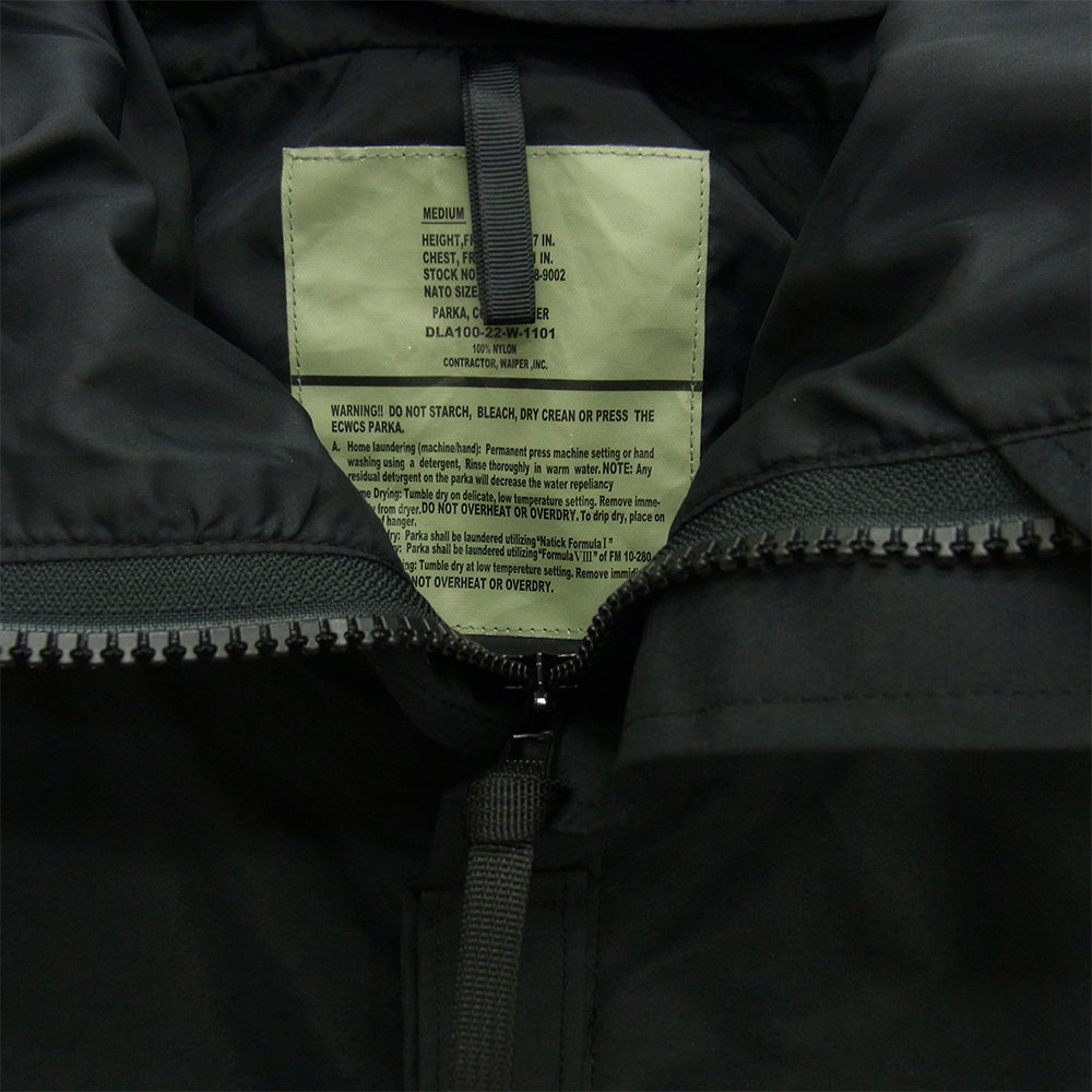WAIPER ワイパー WP1006 ECWCS GEN1 COLD WEATHER PARKA マウンテン パーカー ジャケット ブラック系 M【中古】