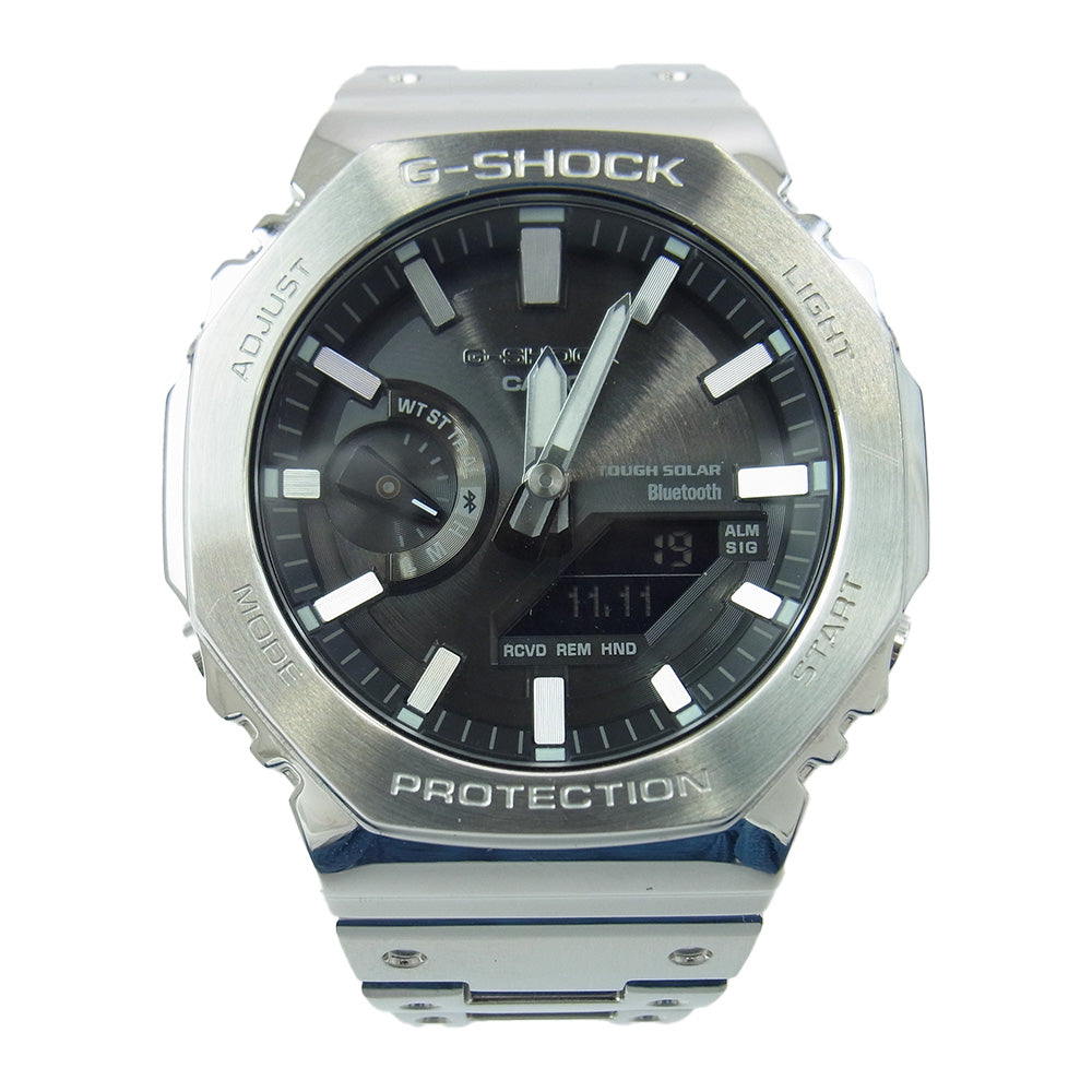 G-SHOCK ジーショック GM-B2100 フルメタル タフソーラー 腕時計 ウォッチ シルバー系【中古】