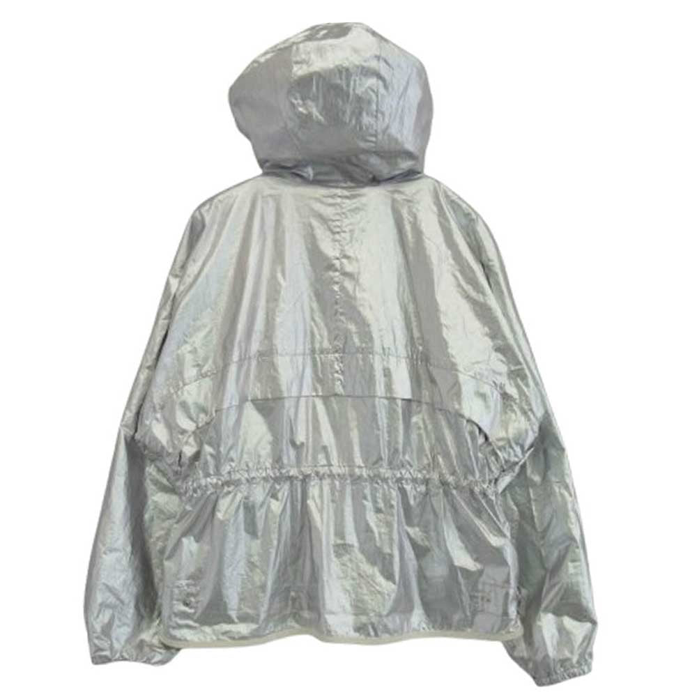 MONCLER モンクレール 18AW D10934510805 JAIS GIUBBOTTO ロゴワッペン メッシュライニング フーディー ナイロン ジャケット シルバー系【中古】