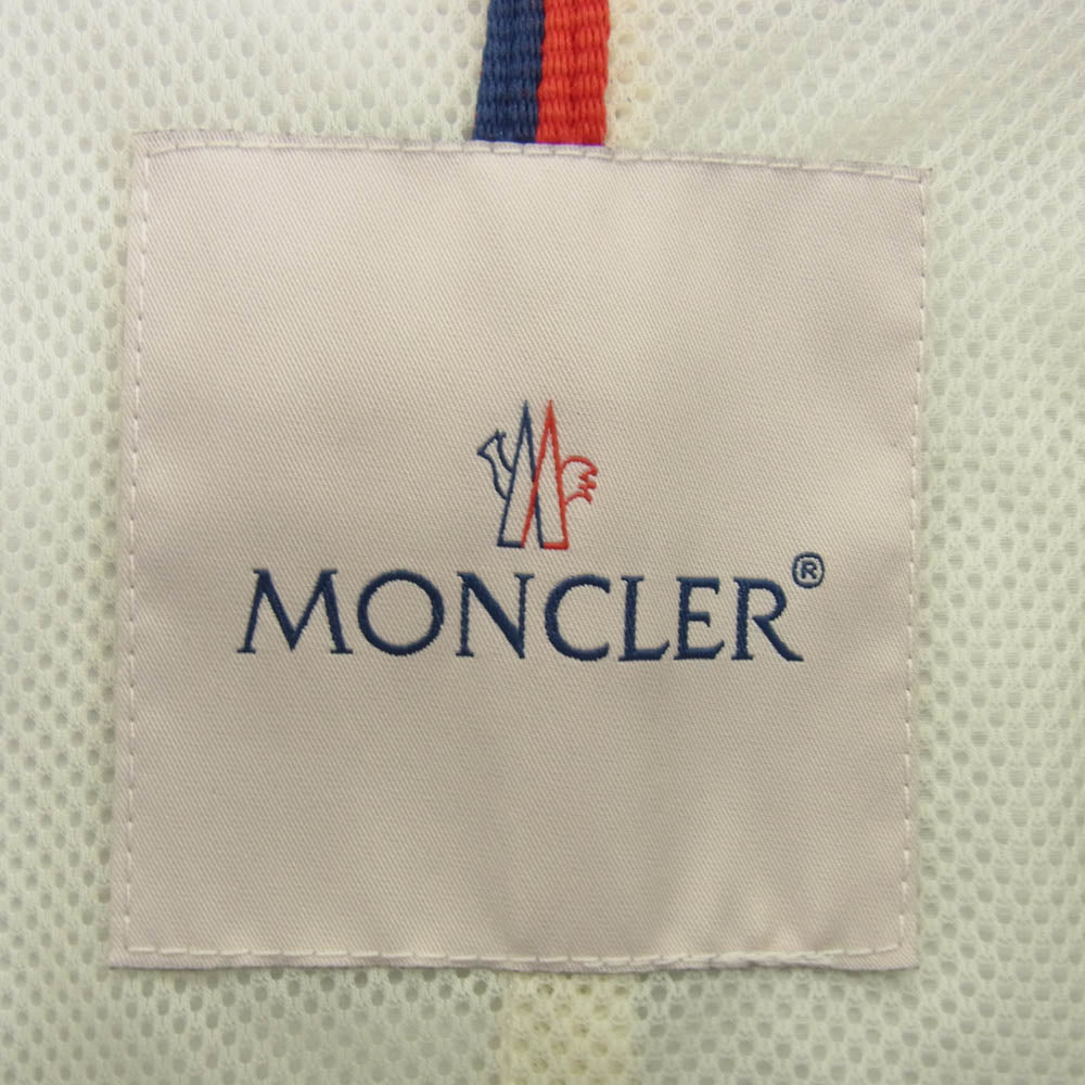 MONCLER モンクレール 18AW D10934510805 JAIS GIUBBOTTO ロゴワッペン メッシュライニング フーディー ナイロン ジャケット シルバー系【中古】