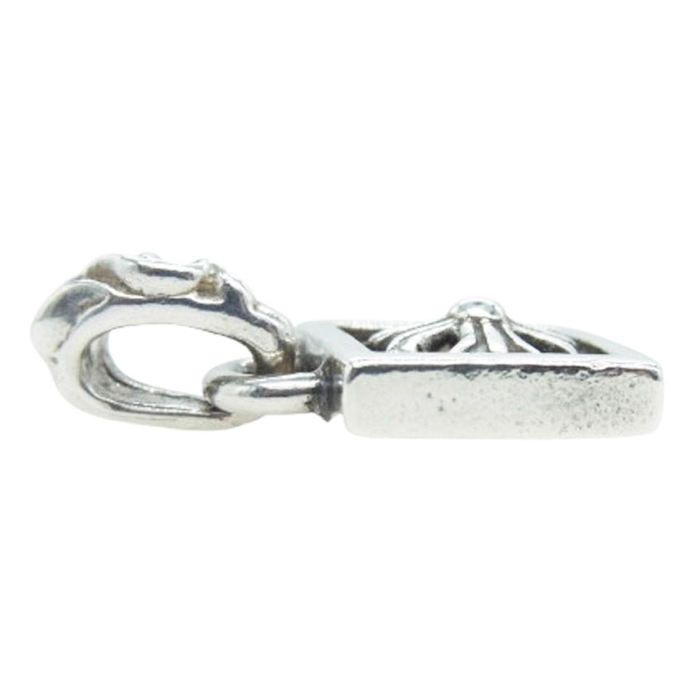 CHROME HEARTS クロムハーツ（原本無） FRAMED CH PLUS フレームド CHプラス チャーム ネックレス ペンダント トップ シルバー系 表記なし【中古】