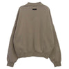 FEAR OF GOD フィアオブゴッド ESSENTIALS エッセンシャルズ ラバーロゴ モックネック 裏起毛 スウェット トレーナー XL ベージュ系 XL【中古】